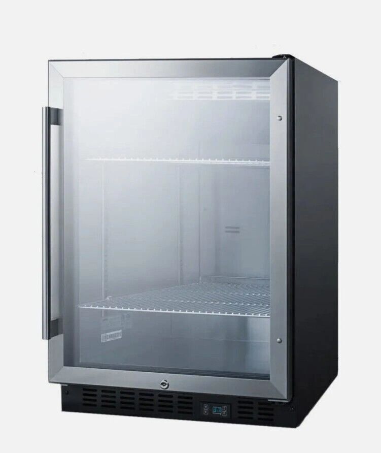 Summit SCR610BL 24Inch Stainless Steel Commercial Beverage Center NEW